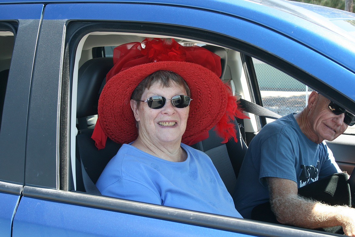 Connie Buren displays her best Kentucky Derby hat, which she wore to the annual Senior Picnic at the Grant County Fairgrounds in 2021. While the event was drive-thru that year, seniors still stepped out for fun and to enjoy delicious food.