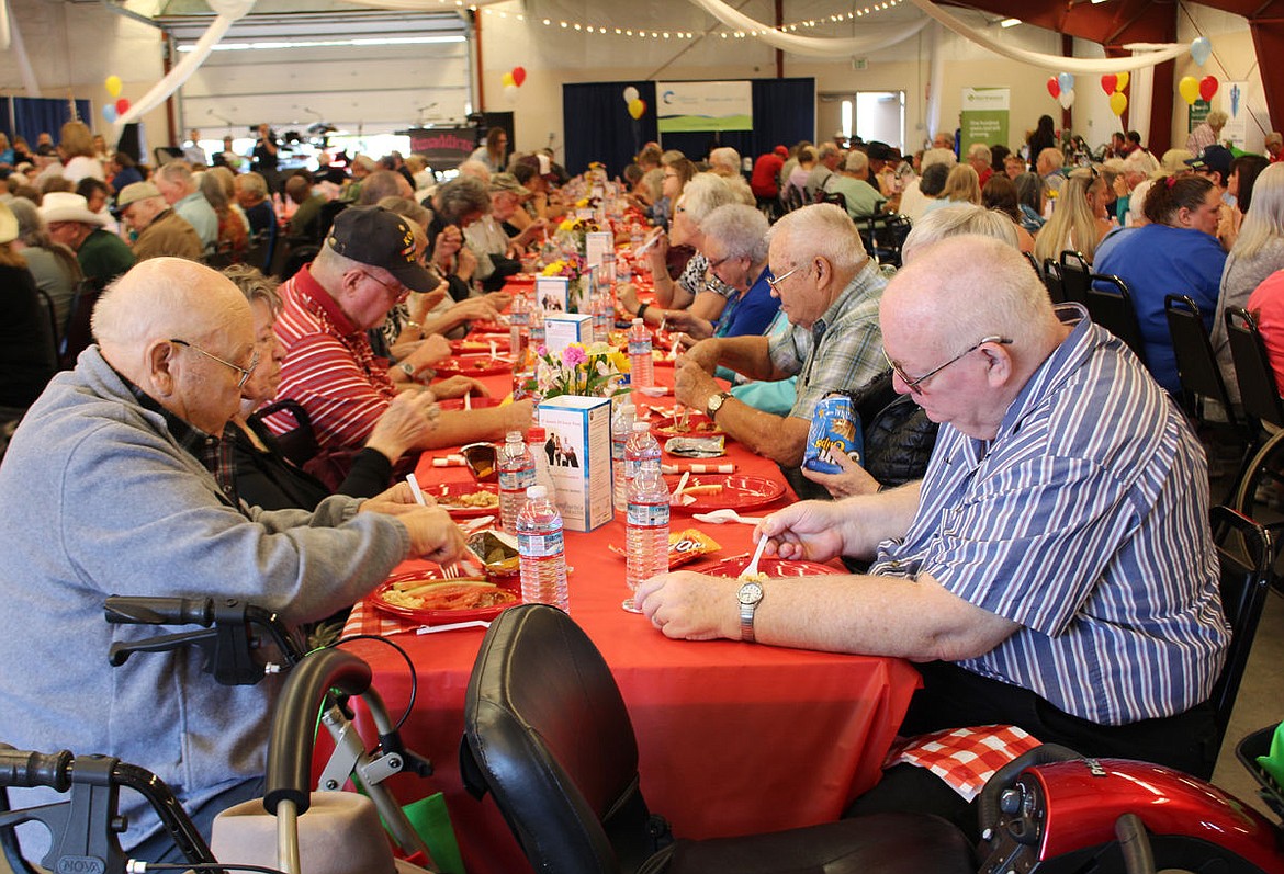 The 2016 Senior Picnic gathered quite a crowd at the Grant County Fairgrounds. The annual event was begun a decade ago and is celebrating its tenth year with a Luau theme and lots of community support.