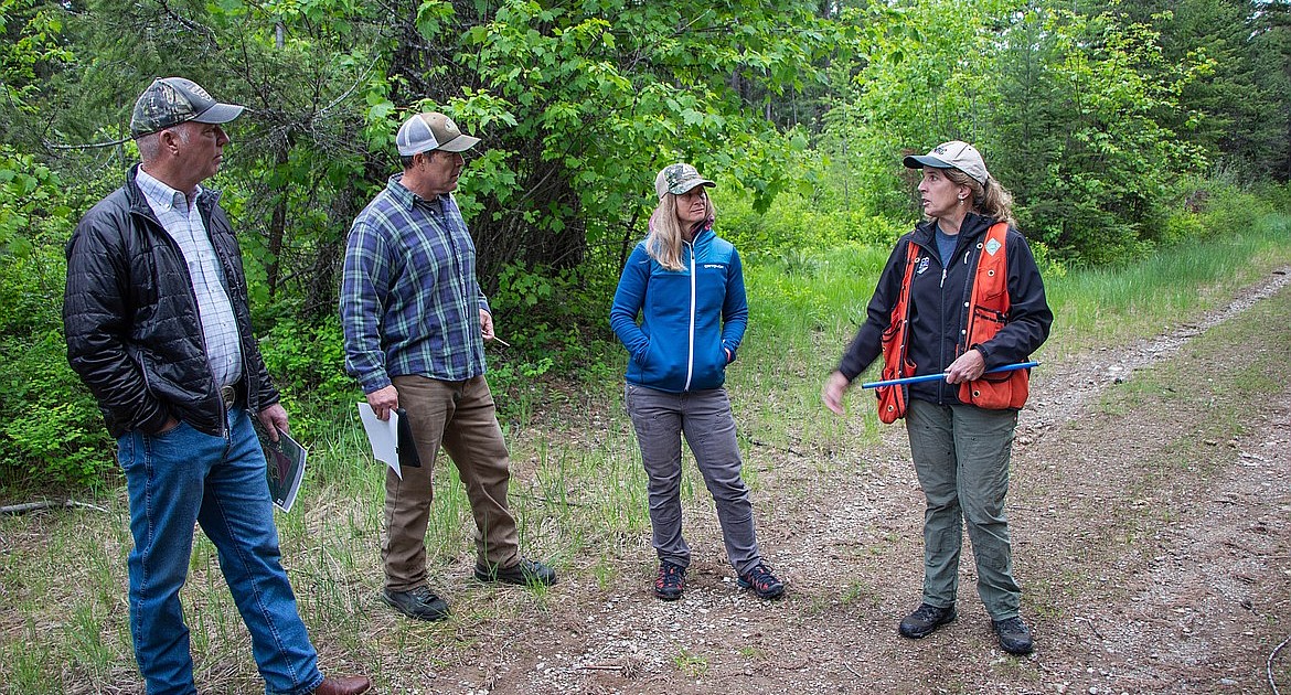 Gianforte Tours Creston Fire Mitigation Site | Bigfork Eagle