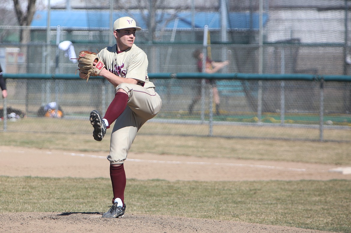 Along with first-team designated hitter and pitcher honors, Moses Lake junior Cooper Hancock received the Pitcher of the Year award in the Columbia Basin Big 9 this baseball season.