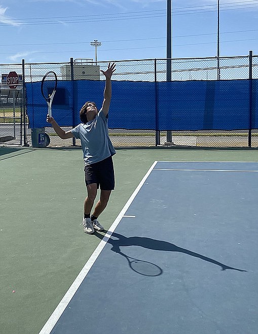 Moses Lake's Marwan Warnick brought home his second consecutive placement at the 4A Boys Singles State Tournament this spring, placing sixth.