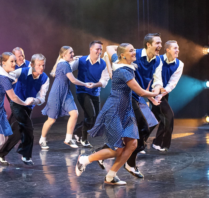 The Dance Alliance, the elite dance company of Brigham Young University-Idaho, will perform its new work, "Now and Then: 60 Years of the Beatles," at 7:30 tonight at the Kroc Center. Set to Beatles hits, the choreography celebrates the 60th anniversary of the band's arrival in the United States.