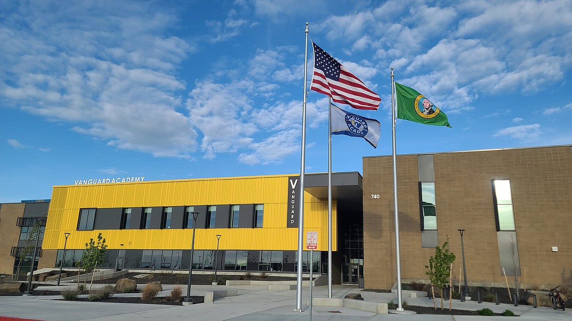 Exterior of Vanguard Academy, a project-based learning high school in Moses Lake. Vanguard was established in 2022.