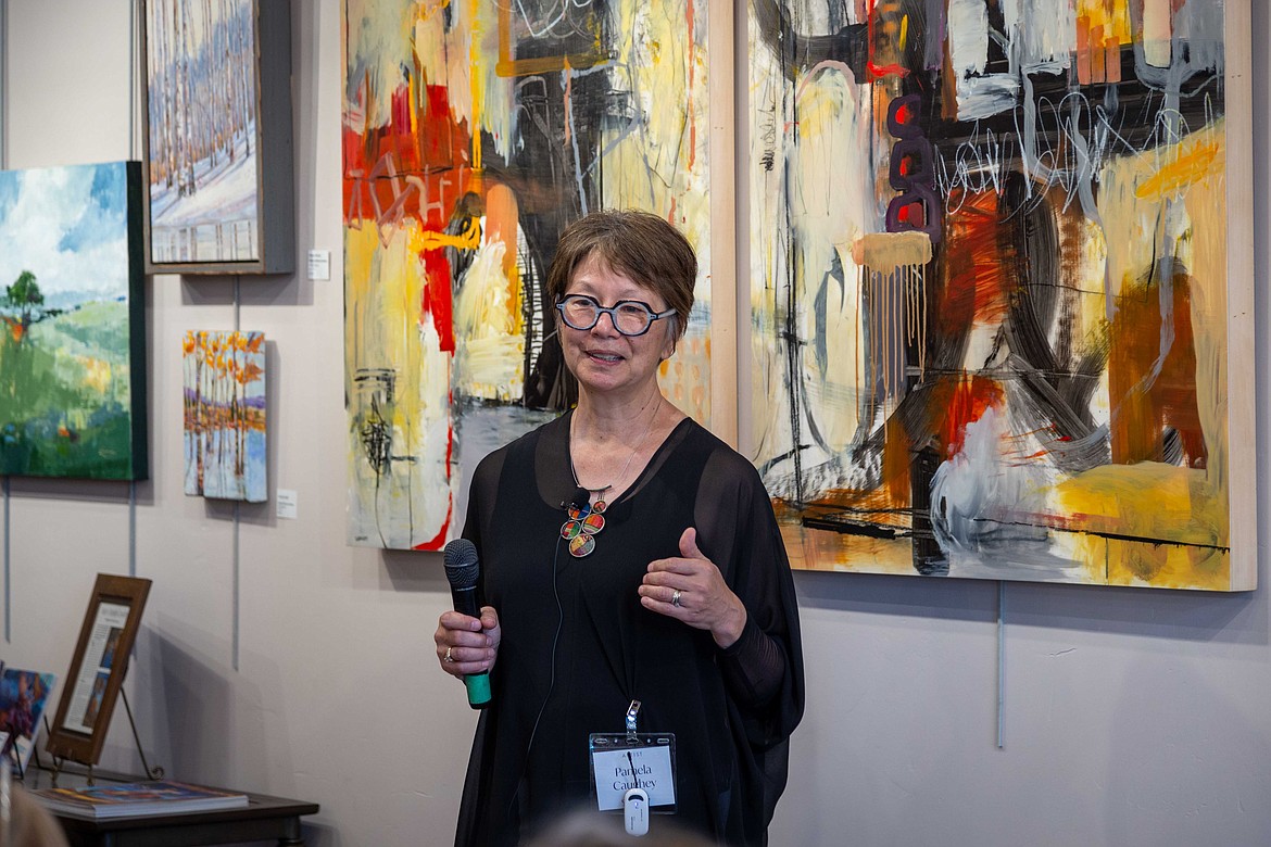 The work of Hamilton-based artist Pamela Caughey is on display through June 30 at Cawdrey Gallery in Whitefish.