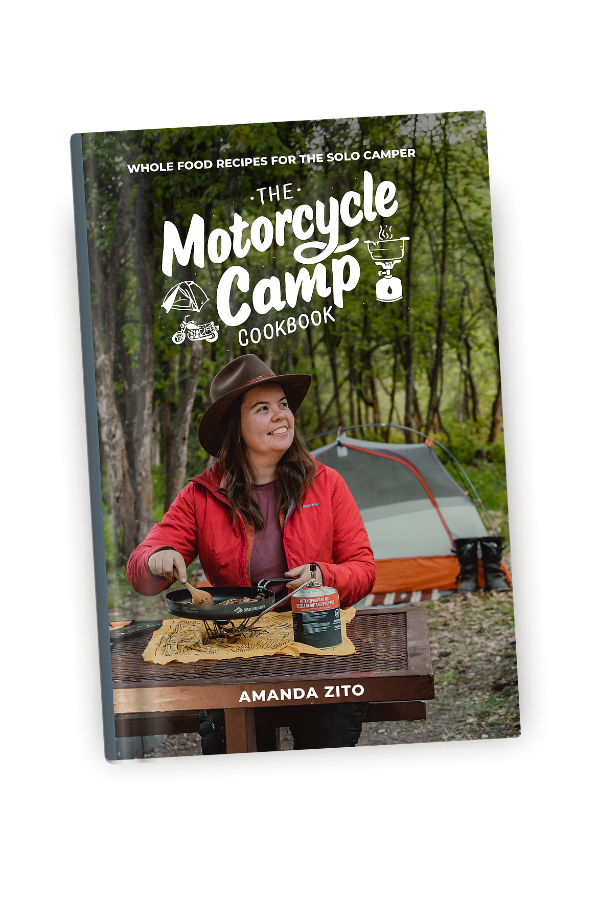 Amanda Zito's new cookbook, inspired from her time solo traveling on her motorcycle. (Photo courtesy of Amanda Zito)