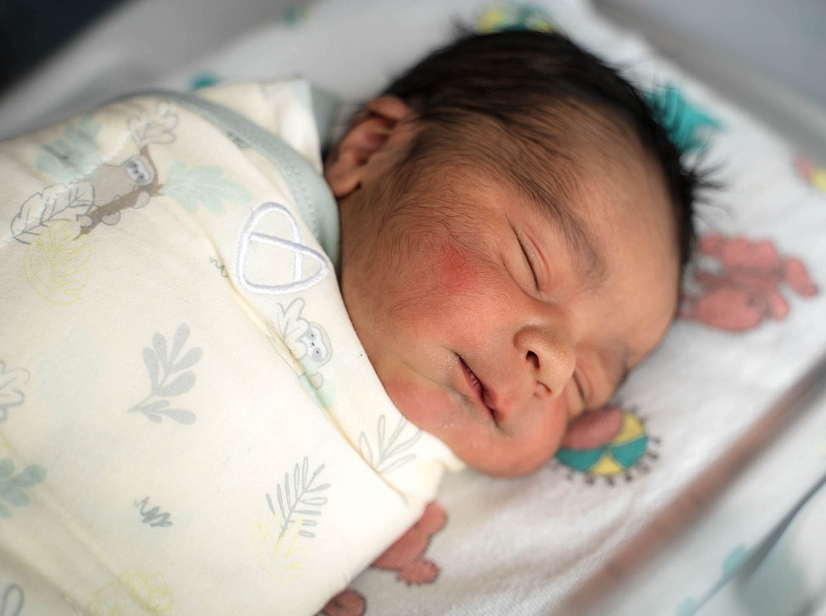 Henry William Camel III was born May 3 at Providence St. Joseph Medical Center in Polson to Jaris and Henry Camel Jr. of Charlo. He was 22.5 inches long and weighed 8 pounds, 12 ounces. Henry joins siblings Lee, MiQene, Jaida, Josen, Zoey and Xena. Henry’s maternal grandparents are Willy and Leslie Nelson and Gari and Lori Gaustad and maternal great-grandparents are Carman Nelson and Charlotte Gaustad. Paternal grandparents are Mildred Conko and Henry Camel Sr.