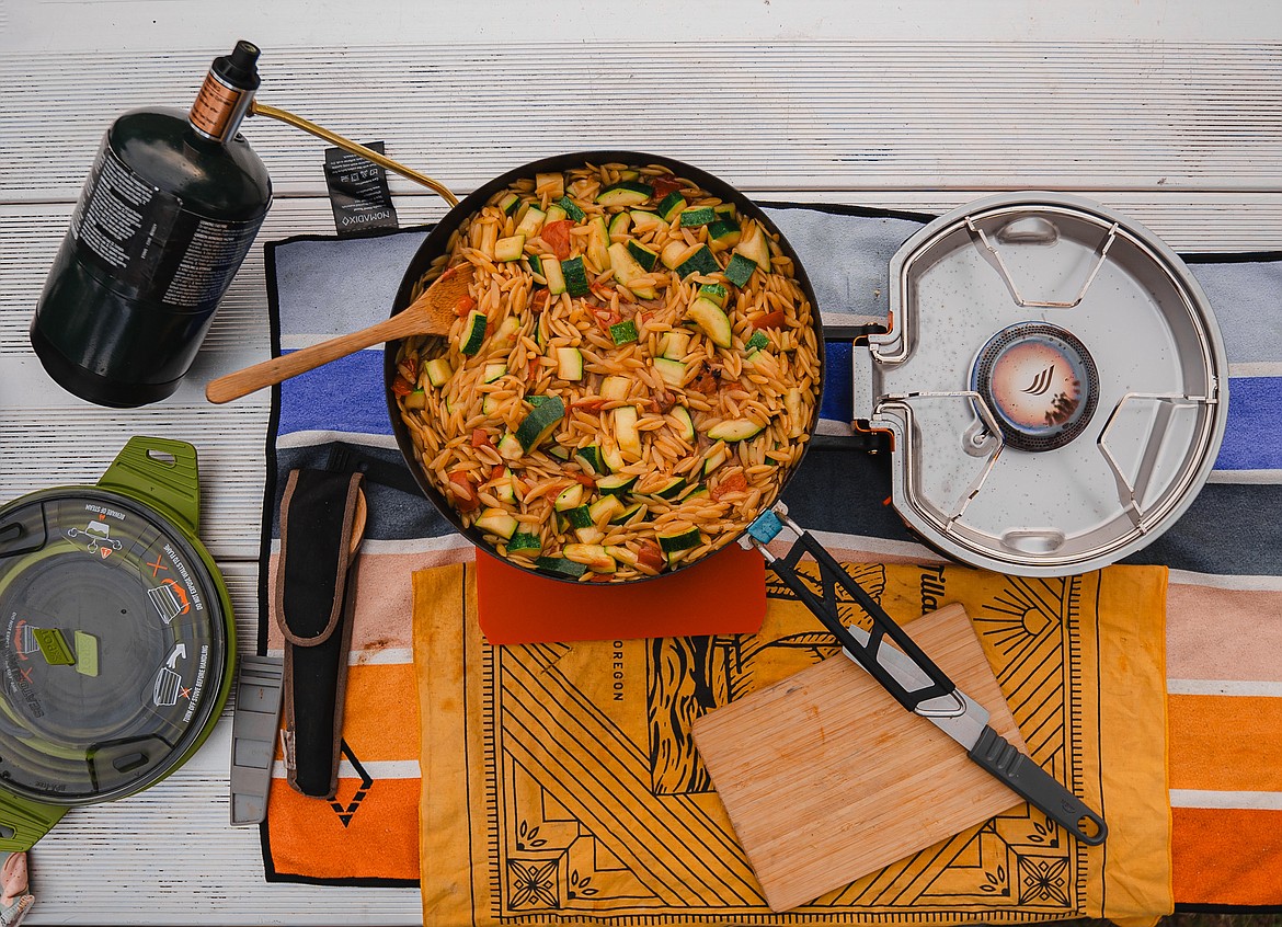 A camp meal by Amanda Zito. (Photo courtesy of Amanda Zito)