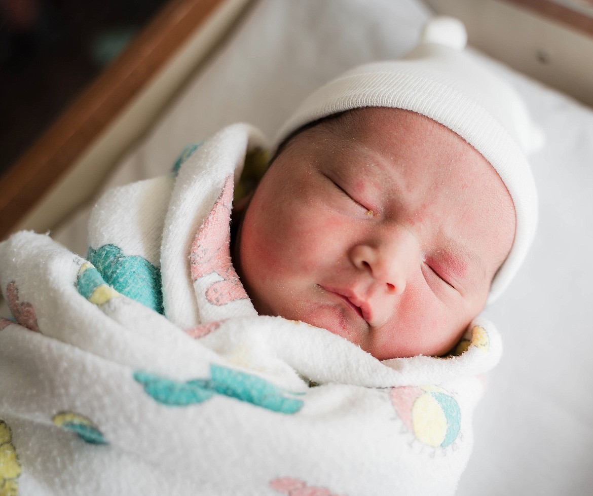 Cedric Noah Vanderburg was born May 19 at Providence St. Joseph Medical Center in Polson to Jessica James and Rayvis Vanderburg of Polson. He was 21 inches long and weighed 8 lbs., 11.7 oz. Cedric joins big sister Lilly.
His maternal grandparents are Laurie Ashley and Mitchell James and maternal great-grandparents are Marie and Jerry Ashley. Paternal grandparents are Wayne Vanderburg and Valerie BringsYellow and his paternal great-grandparent is Frances Vanderburg.
