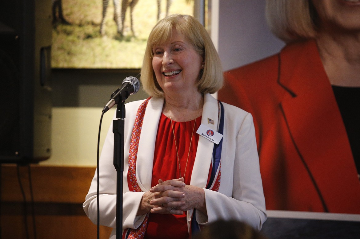 Souza addressed the Kootenai County Republican Women Federated Thursday at Seasons of Coeur d’Alene.