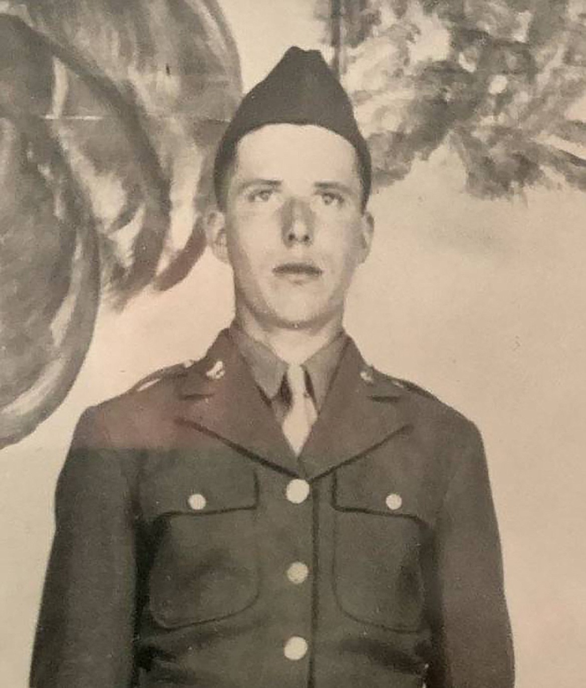 A photo of Frank Bradetich who was killed on Omaha Beach during the June 6, 1944, D-Day invasion.