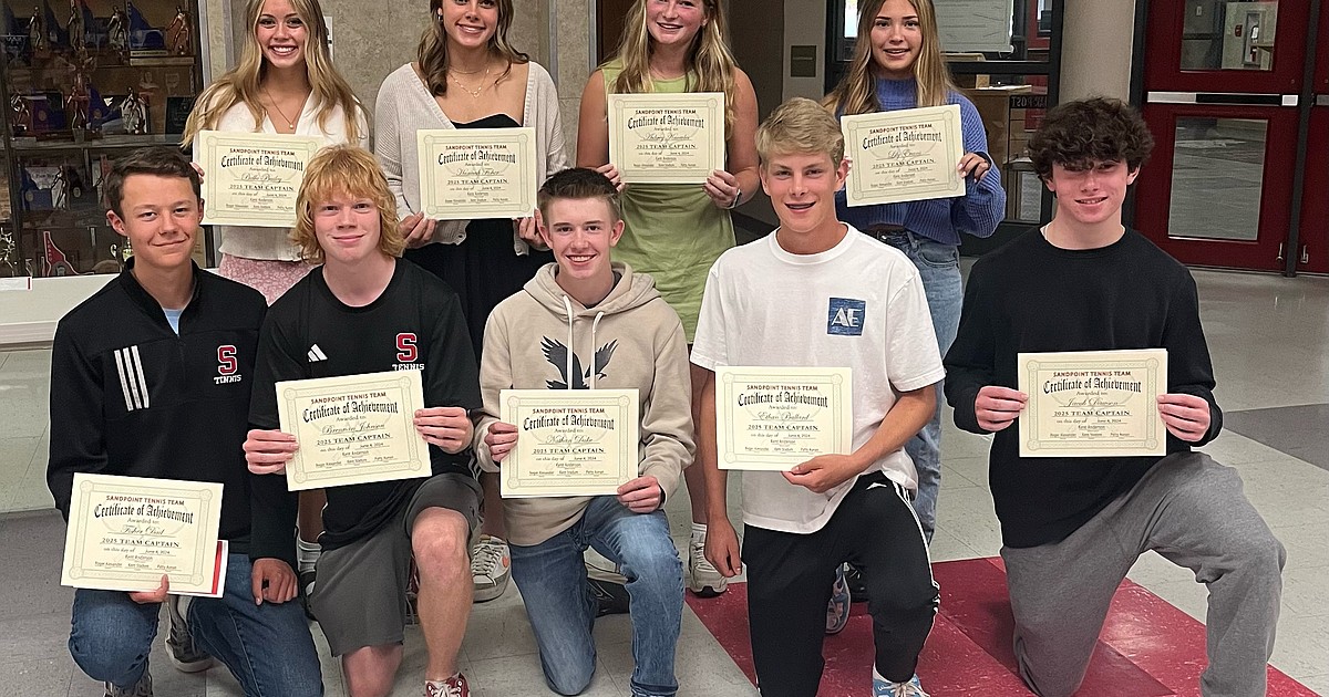 Sandpoint High tennis announces end-of-season awards, 2025 captains