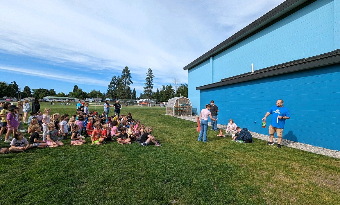 Post Falls Boys and Girls Club members and staff prepare Thursday to set off STEM project volcanoes made by teen club members. The club, which just completed a $1.7 million expansion, will host an open house at 4 p.m. Wednesday.