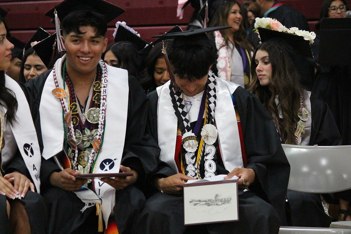 A Wahluke graduate takes a peek inside that diploma cover.