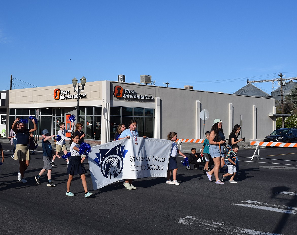 The students of St. Rose of Lima Catholic School participated in the 2024 Sage-N-Sun Kiddie Parade Thursday afternoon. The school has been in operation since 1959 and has served the Ephrata community since then.