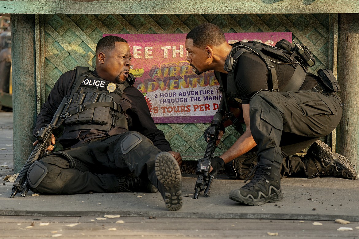 This image released by Sony Pictures shows Will Smith, right, and Martin Lawrence in "Bad Boys: Ride or Die."