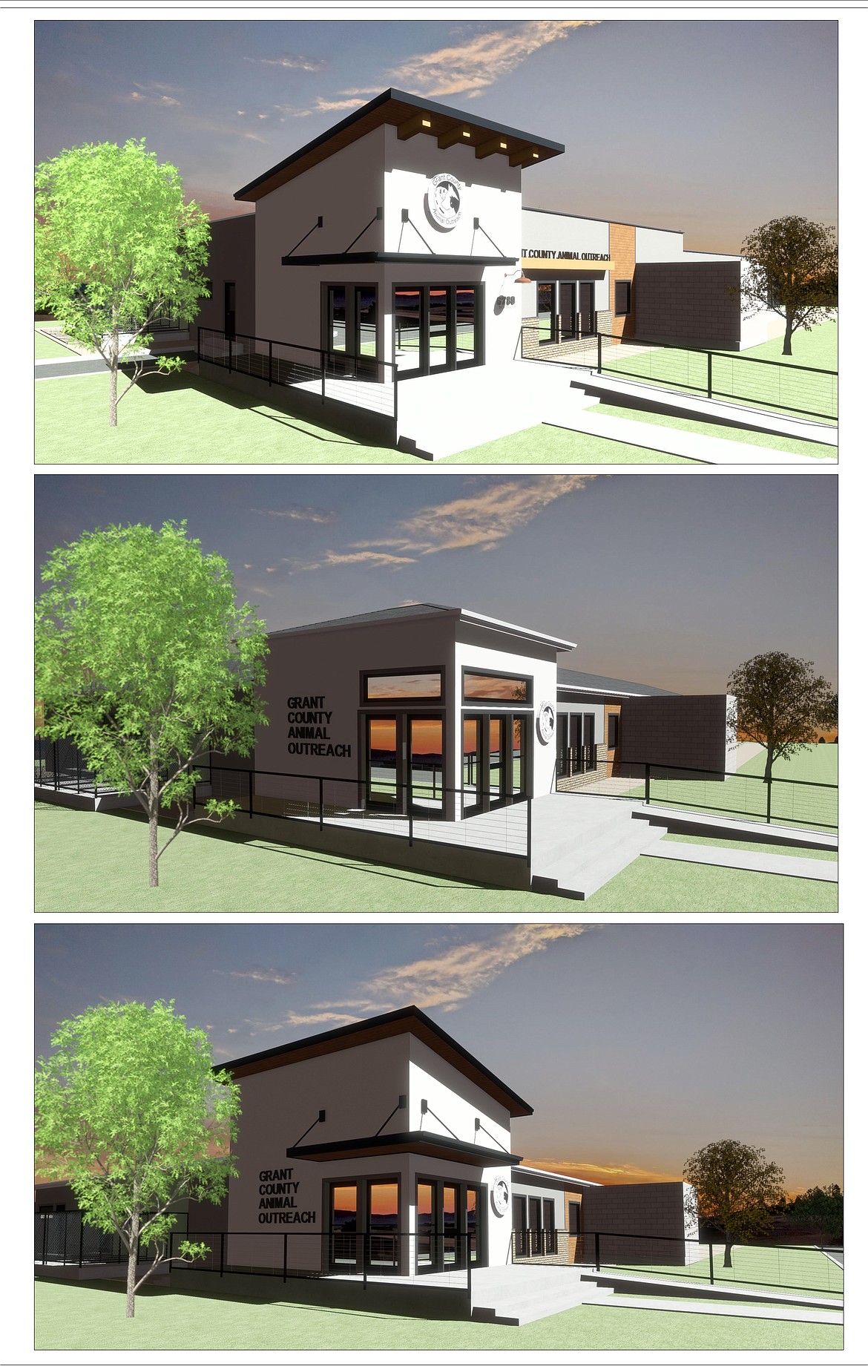 Grant County Animal Outreach administrators have some options, pictured, for a new building.