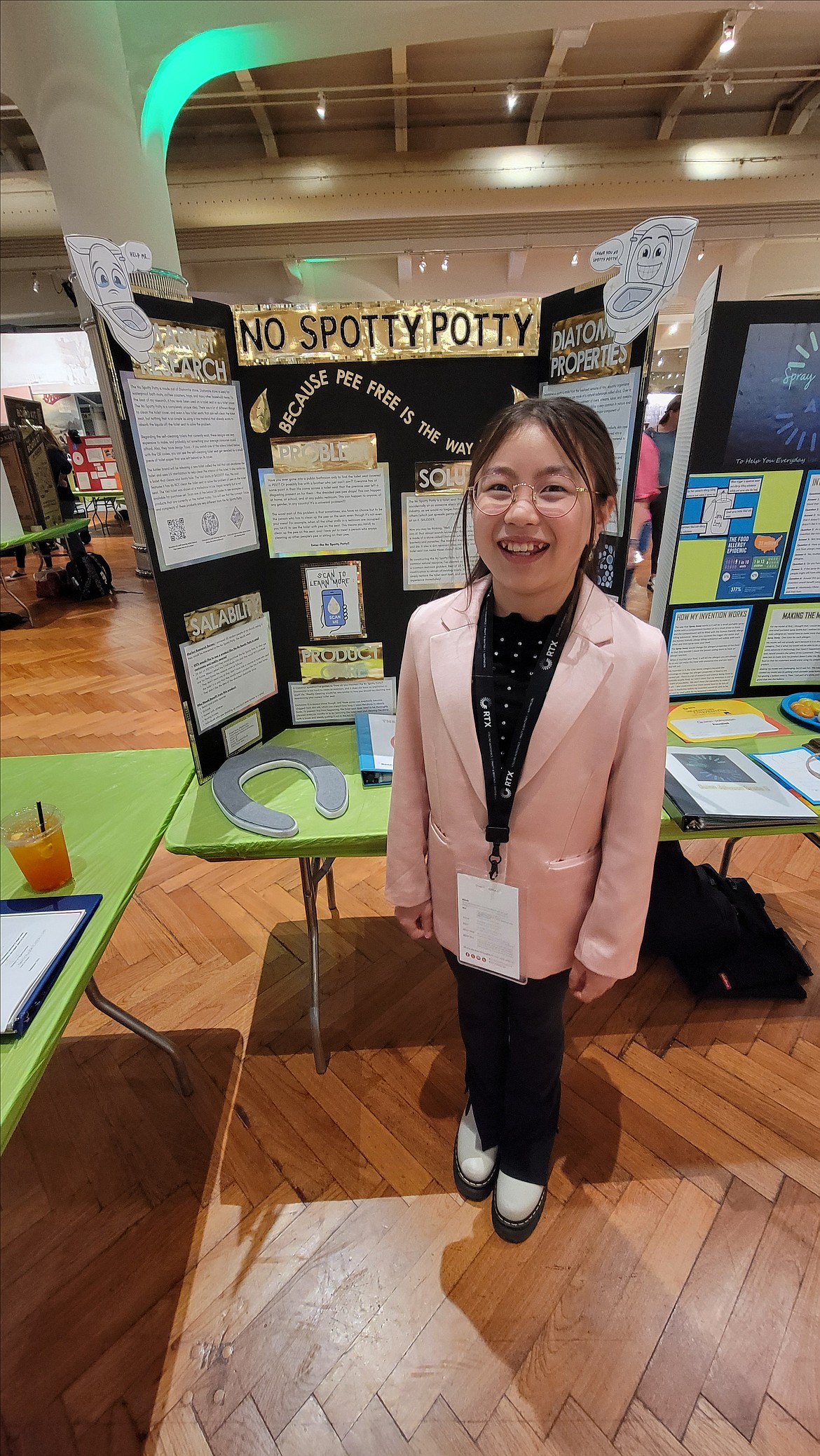 Wilhelmina Kim, a fifth grader from Hayden Meadows Elementary, won the Industry Award in the Household Organization and Appliances category held June 5-7 at the Invention Convention U.S. Nationals in Dearborn, Mich.