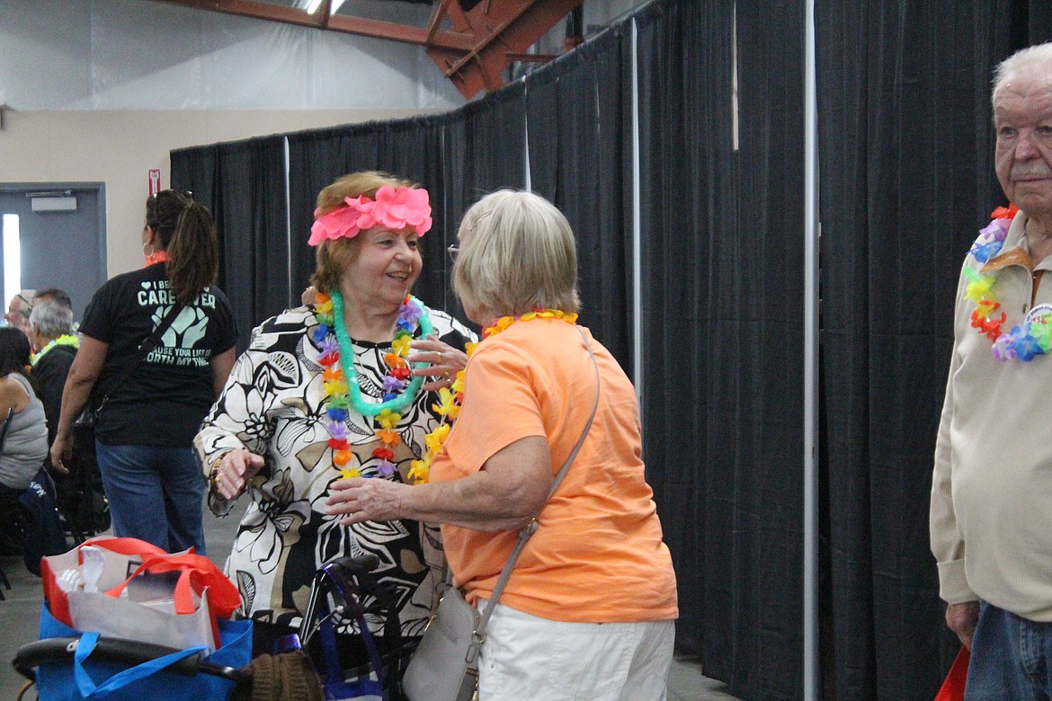 One of the attractions of the senior picnic, according to attendees, was a chance to meet friends or see old ones, including some they hadn’t seen in a while.