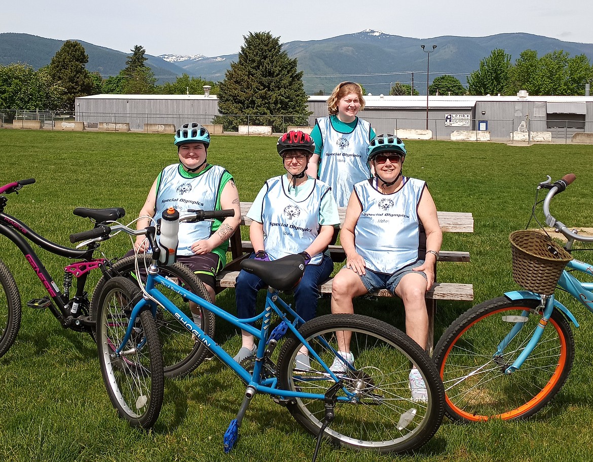 Special Olympics team members (L-R):
Ladonna Gaston, Julie Weible, Roxanne Peterson, and Laurie Vaughn