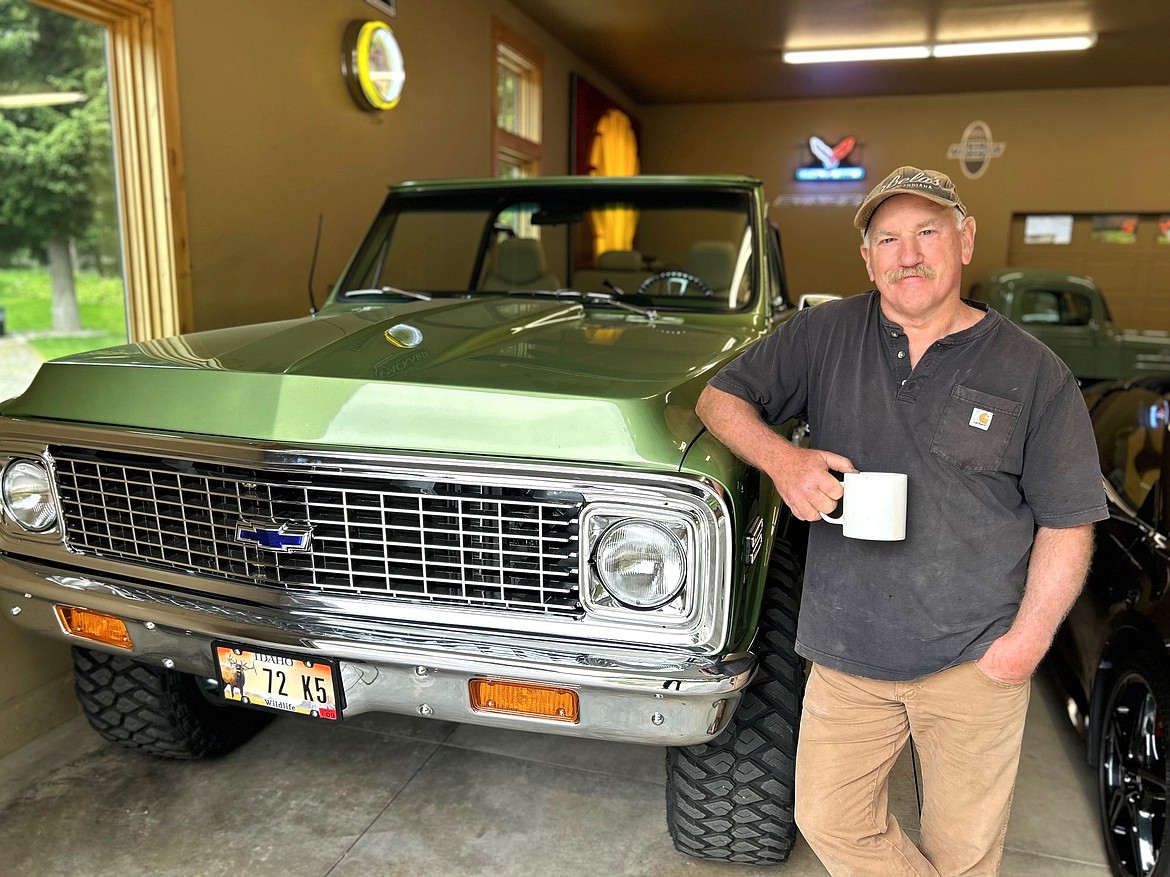 Ken Murren stands by his 1972 Blazer that he restored and expects to have in Car d'Lane.