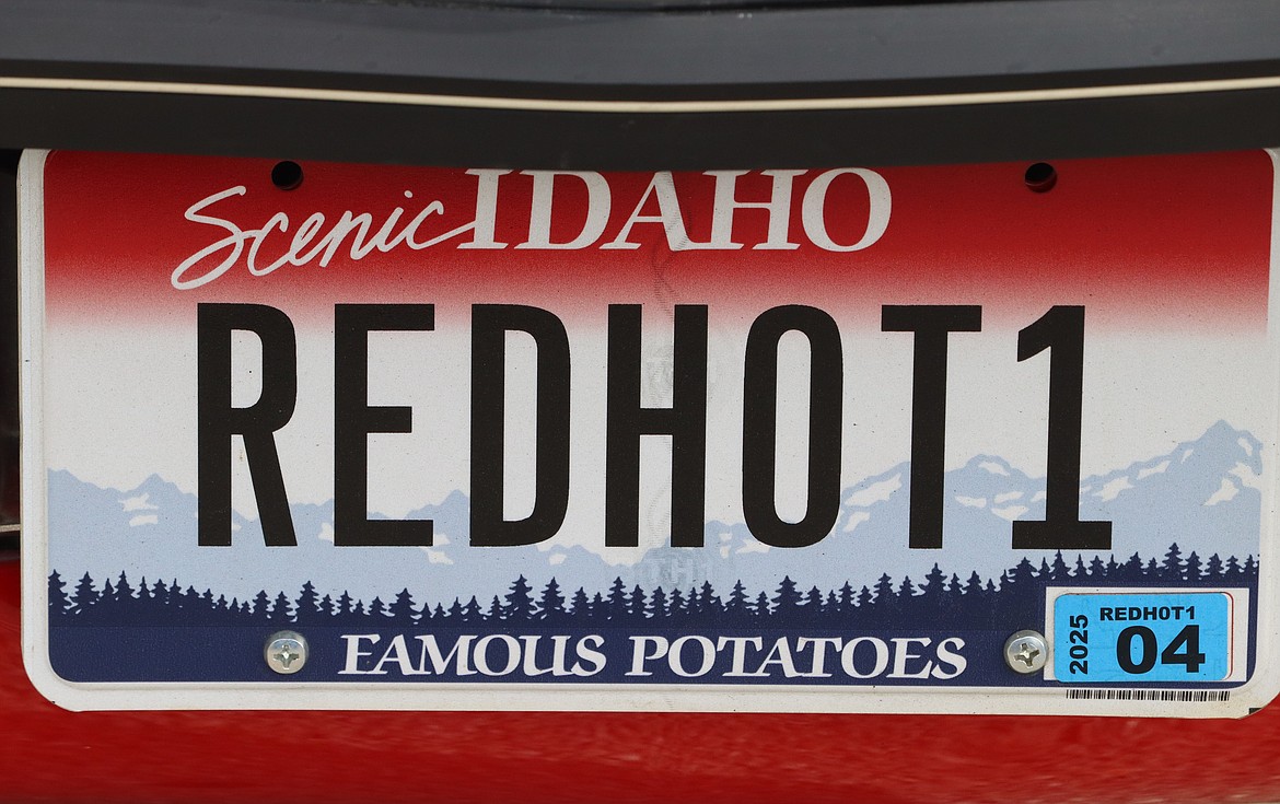 A license plate of a vehicle in Car d'Lane.