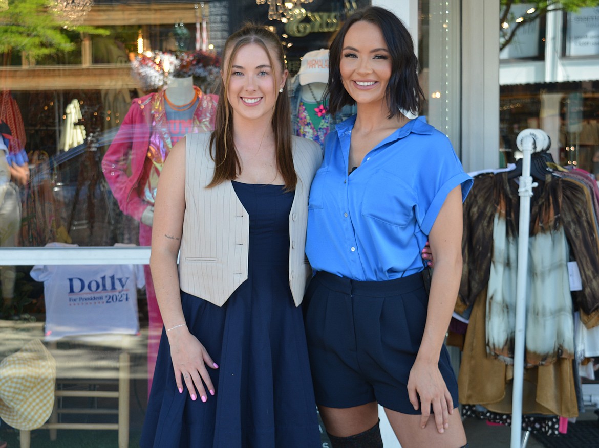 Ashlin Couch and Kaitlyn Widmyer prepare for the sold-out Make it Pink Gala on Thursday afternoon. The event Saturday raised money for the Madison Mogen and Kaylee Goncalves Memorial Scholarship Fund. Couch had a close relationship with Maddie Mogen and Kaylee Goncalves before they were killed during the 2022 murders in Moscow.