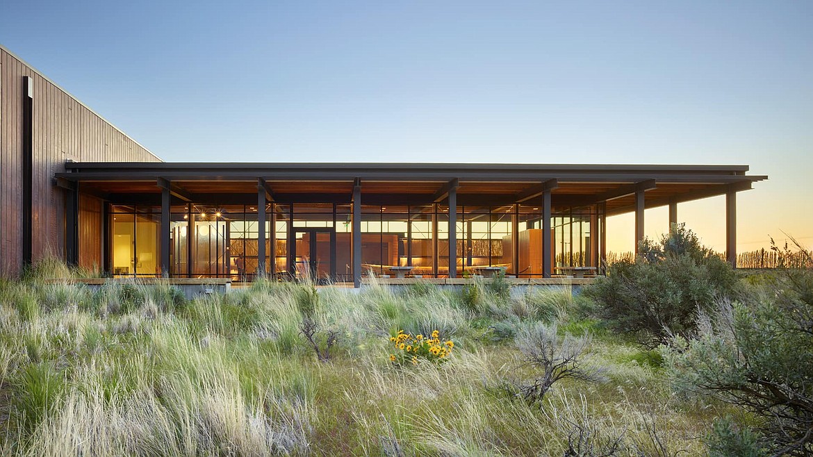 The Wanapum Heritage Center near Priest Rapids Dam. The PUD works with the Wanapum to help operate the center.