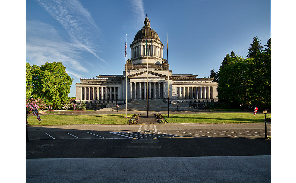 Washington state agencies may have mishandled more than a billion dollars in pandemic aid according to new audits. The Washington Capitol Building in Olympia, built between 1922 and 1928, is pictured.