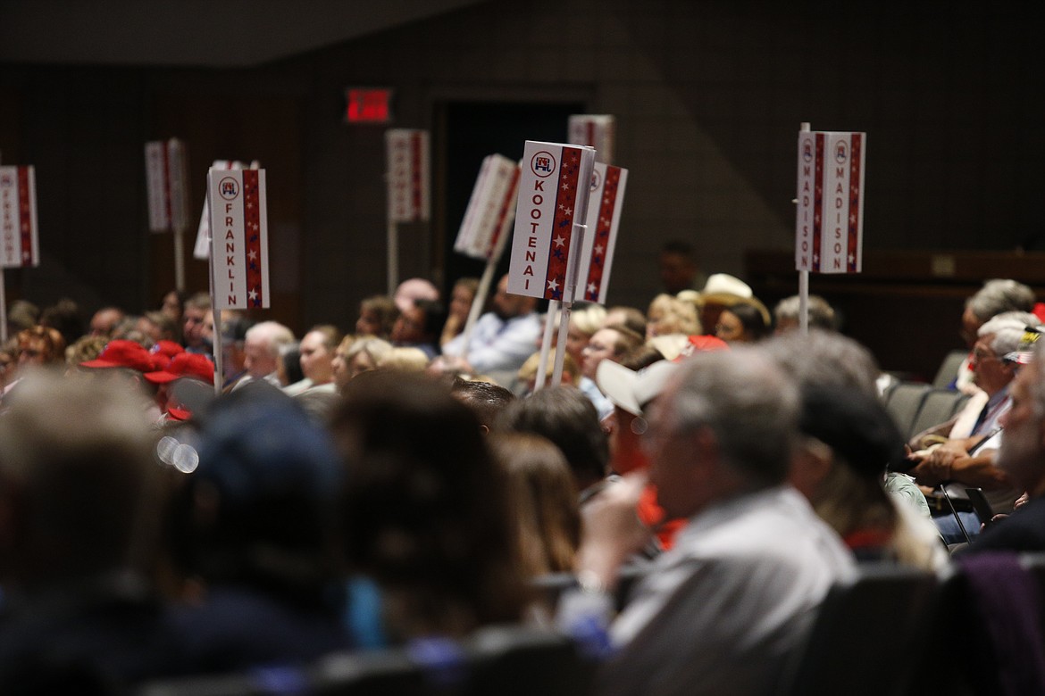 The Idaho GOP Convention ended Saturday in Coeur d'Alene.