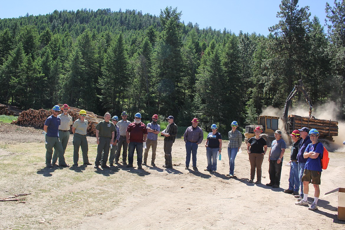 About 22 tons of timber will be delivered to a log landing after being cut to length at the Lost Marbles GNA Project. This is the first of several timber sales to be sold out of the Redd Bull 1 Decision Notice. A field trip hosted by the USFS and Mineral County Resource Coalition and county commissioners was held last week to see the operation. (Monte Turner/Mineral Independent)