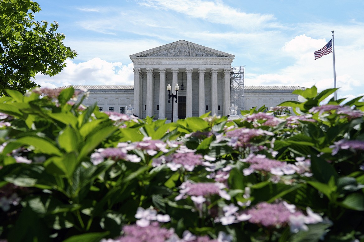 The U.S Supreme Court is seen, Thursday, June 20, 2024, in Washington. (AP Photo/Mariam Zuhaib)