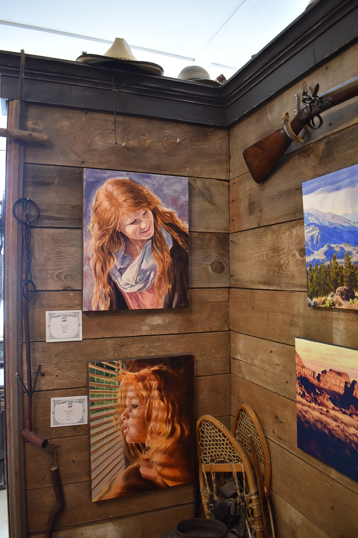 At Cariboo Trail Studio, Don Nutt’s original artwork shares space with an eclectic collection of Old West memorabilia.
