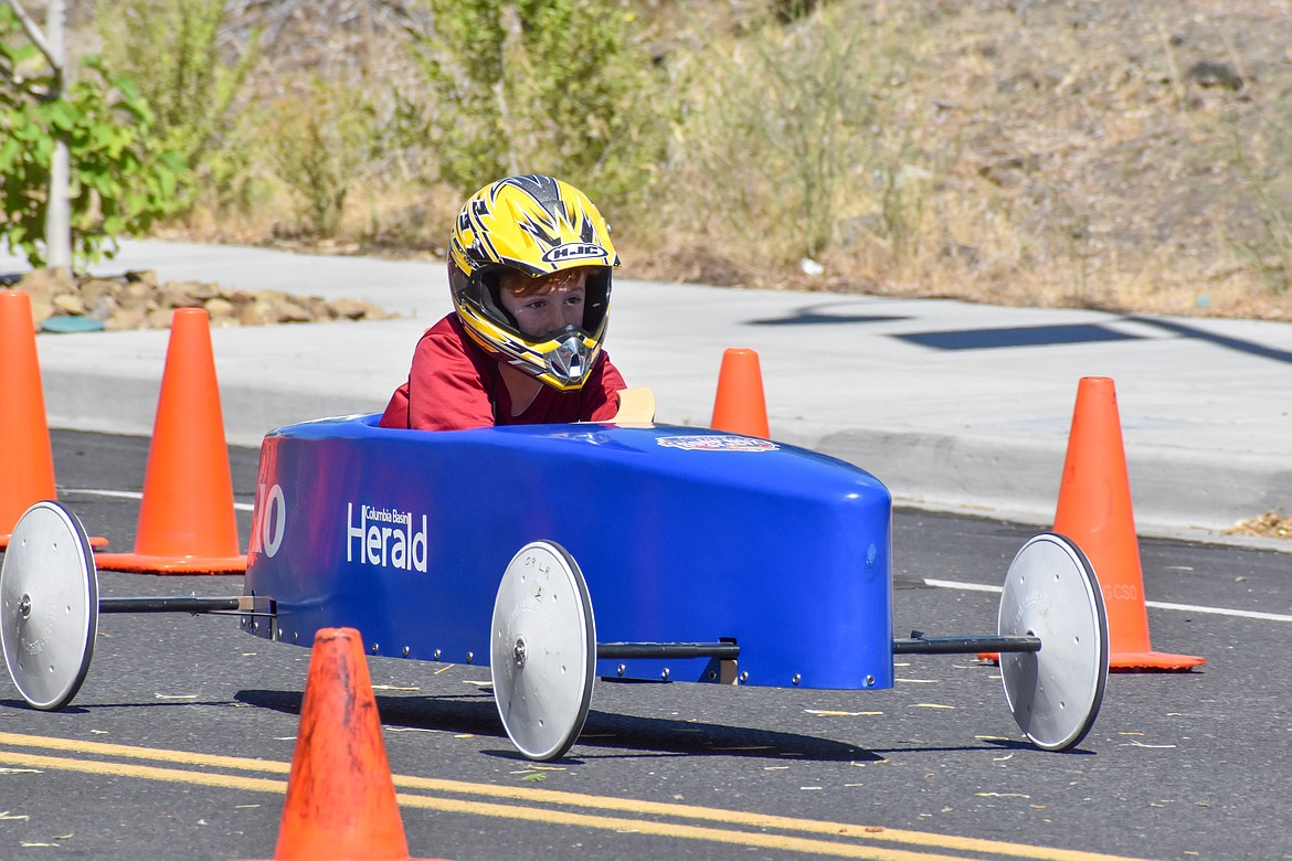 Competitors in the second annual Soap Box Derby will roll down East Main Street during the Suds ‘N Sun celebration in Soap Lake Saturday.