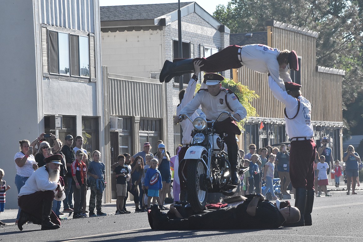 Members of the Seattle Cossacks will show off their precision riding and stunt skills during Suds ‘N Sun 2024, just like they did in 2023, pictured.