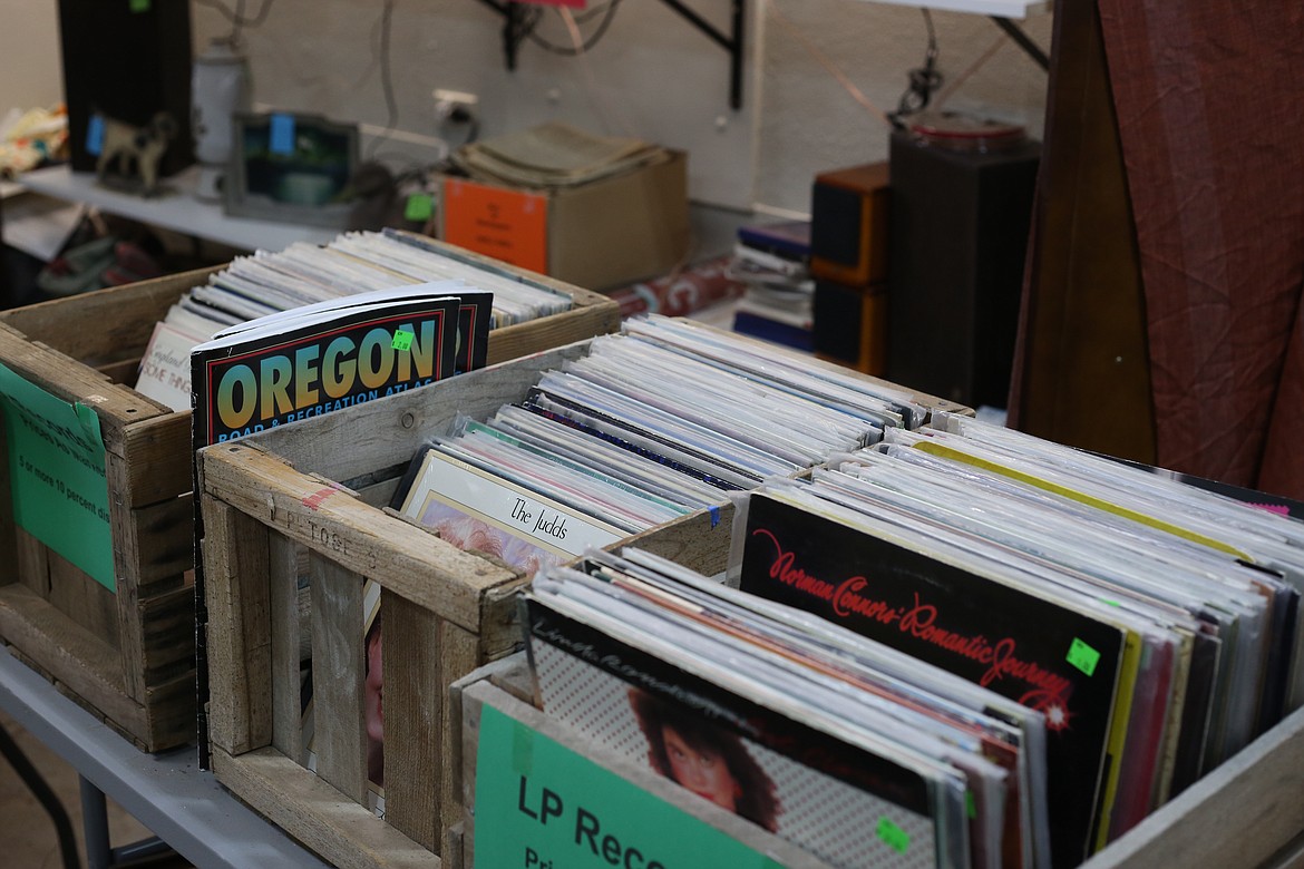 There are hundreds of vinyl records available for purchase at 3rd Ave Antiques in Moses Lake, co-owner Ken Haisch said.