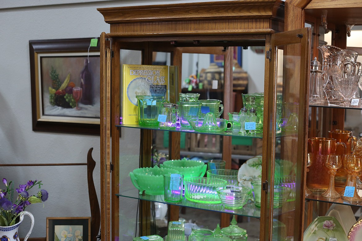 Interests in certain items at 3rd Ave Antiques go up and down – co-owner Ken Haisch said there was a spike in interest in uranium glassware after a video on social media, and one customer came in to buy the bulk of their supply.