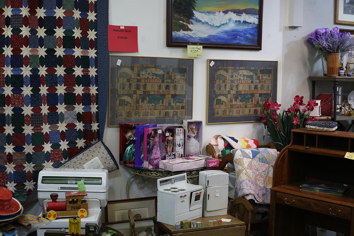 Among the various items available at 3rd Ave Antiques are children’s toys, quilts, paintings and furniture.