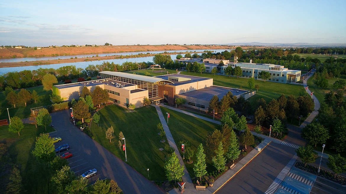 Exterior of the Washington State University Tri-Cities campus, which hosts hands-on business training and courses.