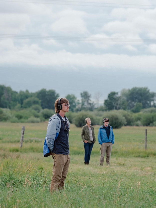 "In a Landscape" performance in Driggs.