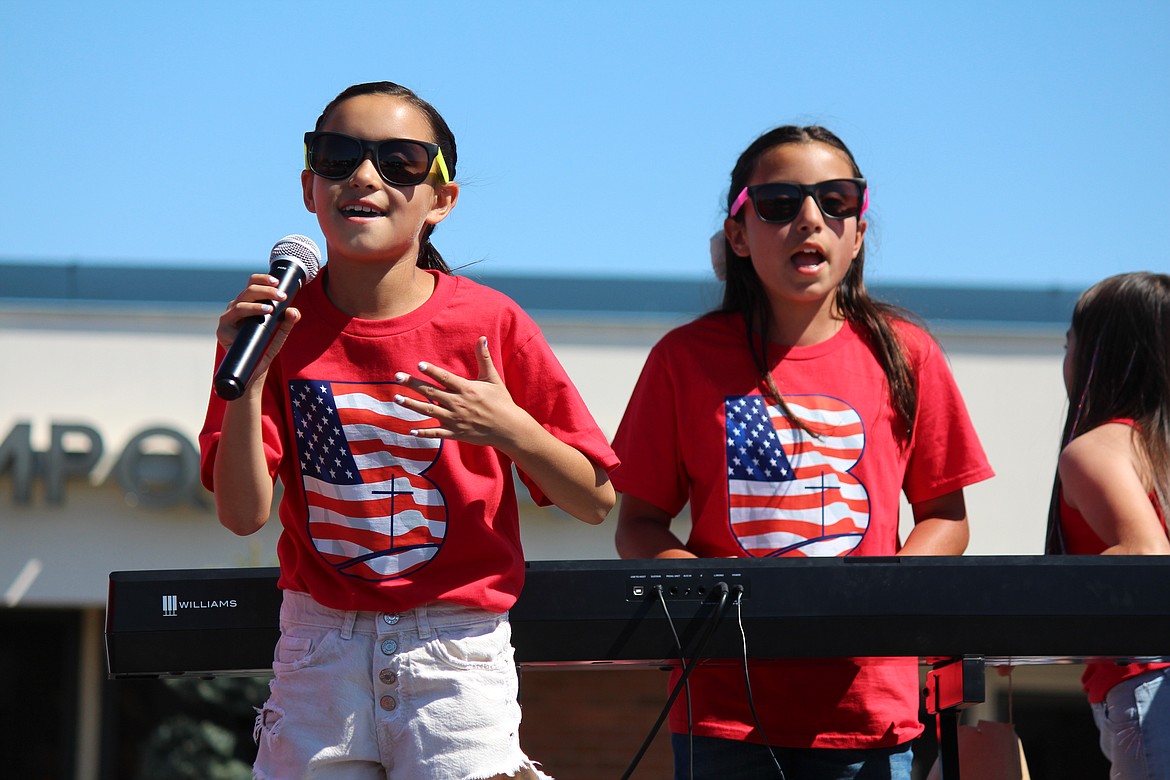 A group of girls from the Bethel Assembly of God Church in Othello have formed their own band and performed while riding the church’s float in the community July 4 parade.