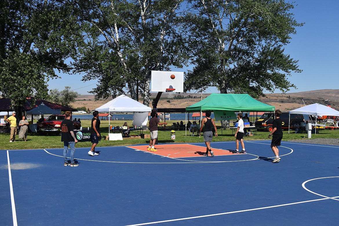 Recent renovations to the basketball at Smokiam Park in Soap Lake sparked interest in hosting a basketball tournament there, Soap Lake Prevention Coalition Coordinator Ryan Boldman said.