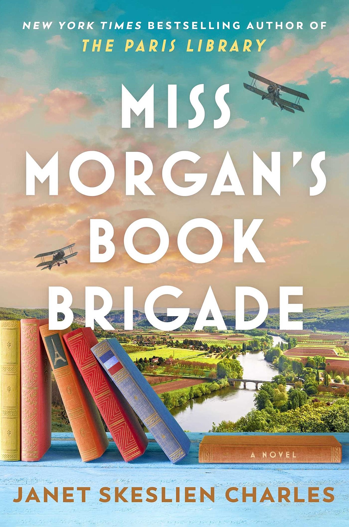 “Miss Morgan’s Book Brigade," by Janet Skeslien Charles, is a novel based on the true life of American librarian Jessie Carson, who was integral in starting children's libraries in France during World War I. It is the latest in a "library trilogy" by the “New York Times” bestselling author of “The Paris Library." Copies of the books will be available at a book signing planned Tuesday, July 16 at Hooper's Garden Center. (Courtesy image)