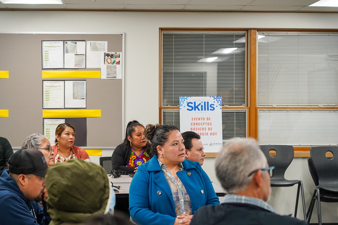 Students attend one of the computer skills courses that NCW Tech Alliance offers to the community. Classes are offered for English and Spanish speakers throughout the year and help build computer skills for both home and professional use.