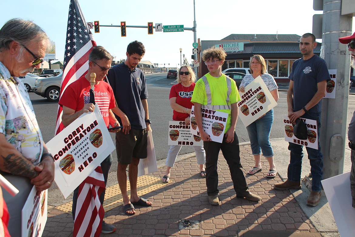 Members of the Grant County Republican party observed a moment of silence in memory of Corey Comperatore, who was killed at a Pennsylvania rally where an assassination attempt was made on former President Donald Trump.