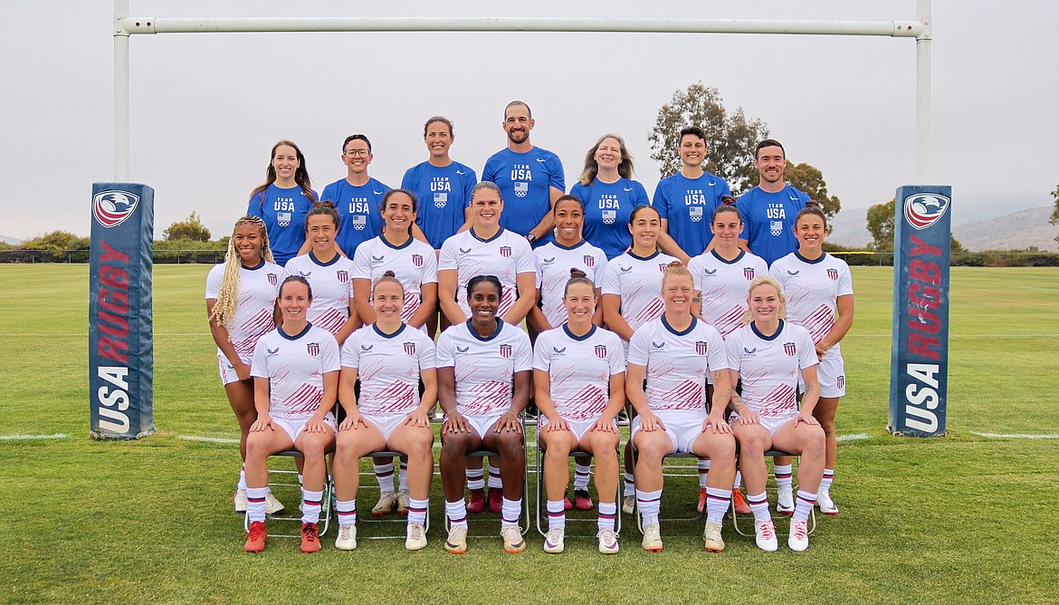 The 2024 U.S. Women’s Olympic Rugby Sevens Team. (Photo provided by Heavirland)