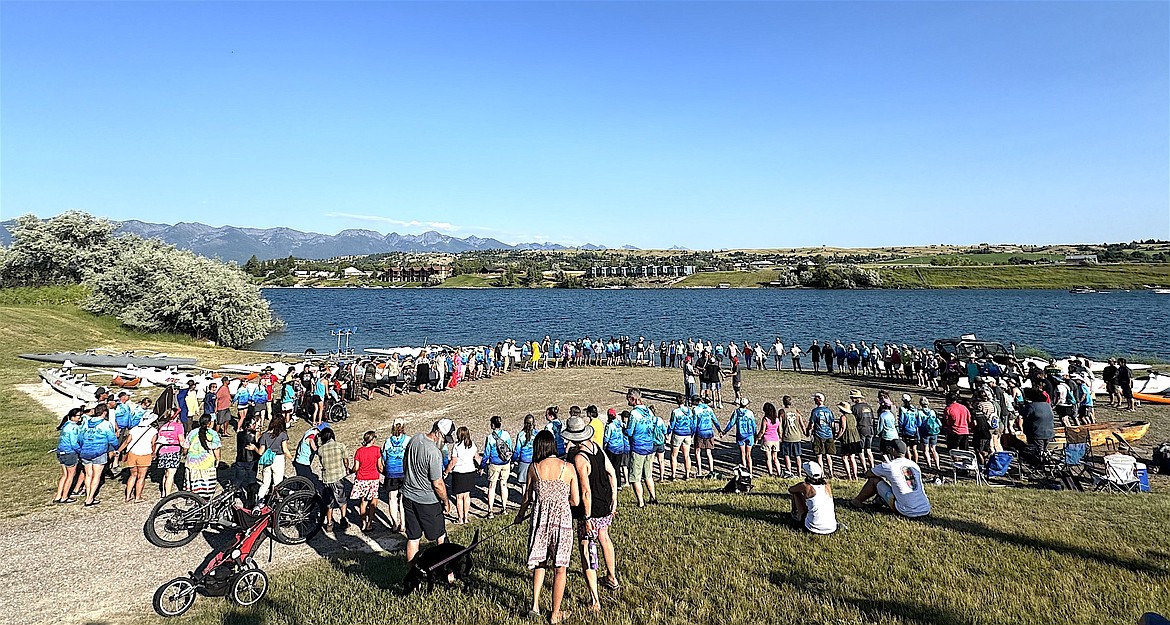 Last week's Opening Ceremonies for Paddle Palooza brought Native American and Polynesian cultures together in reverence for water and canoes. (Courtesy photo)