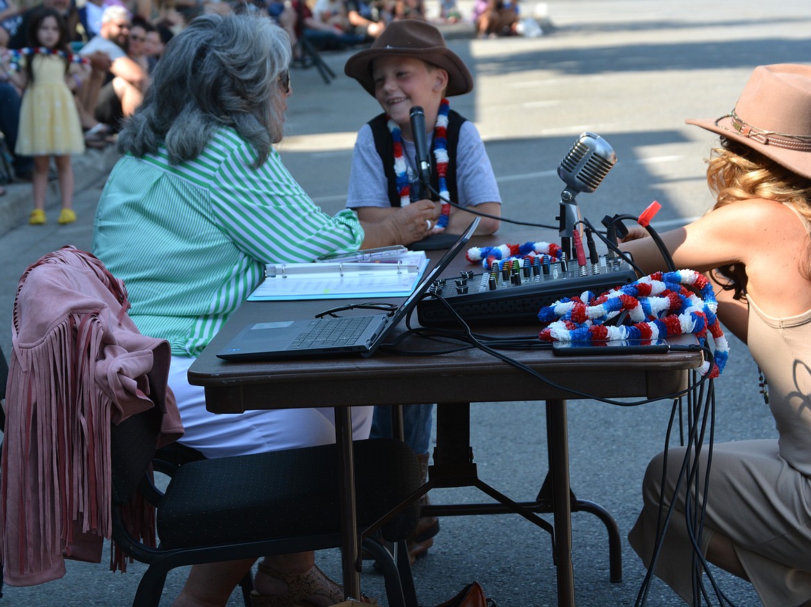 Cyrus Patrick was declared the winner of the dance contest by parade announcer, Kerri Thoreson.