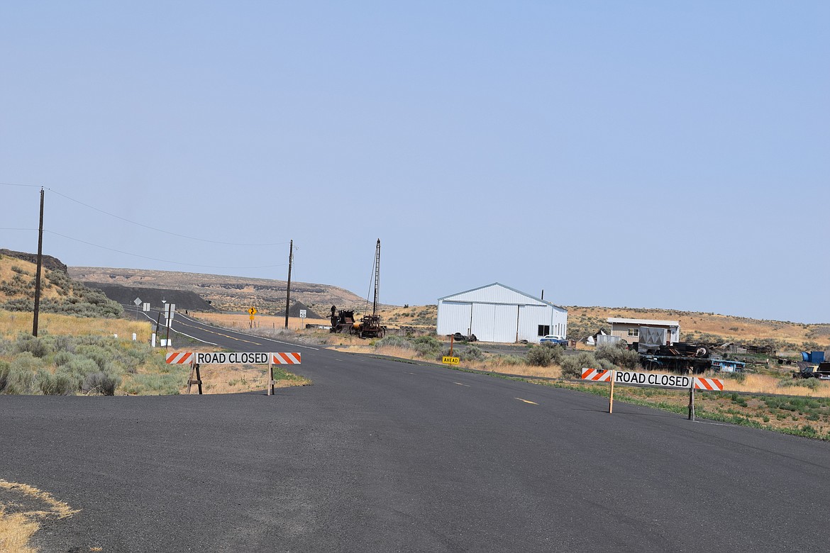 A fire just north of Wilson Creek caused Road 3 NE to be closed north of the city most of the day Friday while mop up was taken care of to ensure the fire didn't spark up again.