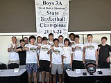 Badger basketball state champs receive rings