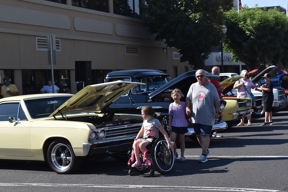 Spectators young and old showed up to check out the Anything with Wheels Car Show & Shine in Ephrata on Saturday.